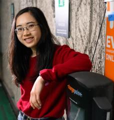 With a double major in mathematics and electrical engineering and computer science, Elaine Siyu Liu is interested in distribution — how to get electricity from a centralized location to consumers. 