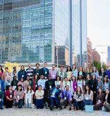 The 2022 Solver Class in New York City during the Solve Challenge Finals. These innovators will join us on MIT’s campus in May.