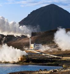 Bjarnarflag Geothermal Power Plant in Mývatn, Iceland